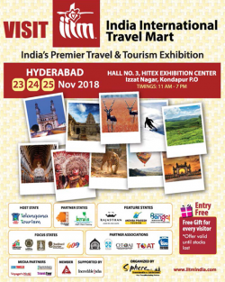 Visit India International Travel Mart Ad in Deccan Chronicle Hyderabad