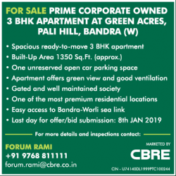cbre-for-sale-prime-corporate-ownd-3-bhk-apartment-ad-times-of-india-mumbai-11-12-2018.png