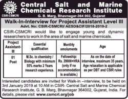 central-salt-and-marine-chemicals-research-institute-walk-in-interview-for-project-assistant-ad-times-of-india-ahmedabad-07-12-2018.png