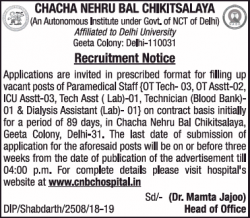 chacha-nehru-bal-chikitsalaya-requires-paramedical-staff-ad-times-of-india-delhi-20-12-2018.png