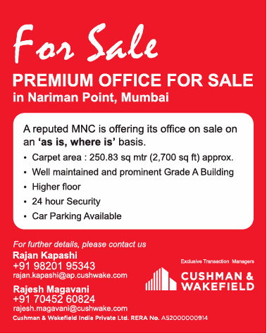 cushman-and-wakefield-for-sale-premium-office-for-sale-ad-times-of-india-mumbai-04-12-2018.png