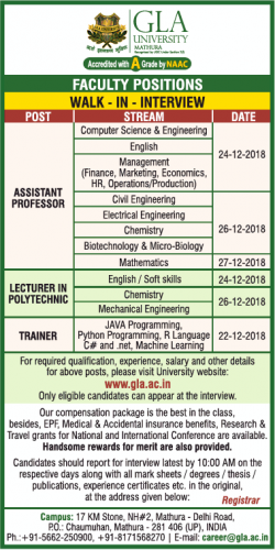 gla-university-requires-assistant-professor-lecturer-in-polytechnic-trainer-ad-times-ascent-delhi-19-12-2018.png