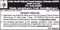 indira-gandhi-national-forest-academy-dehradun-requires-clerk-ad-times-of-india-delhi-18-12-2018.png