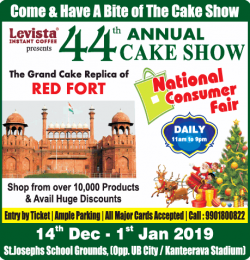 Cake Art & Christmas Cheer @ 42nd Annual Cake Show, Bangalore - RJ Heart &  Soul