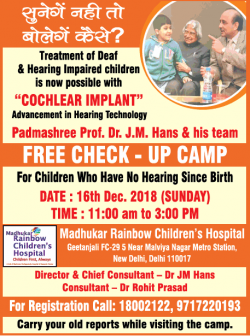 madhukar-rainbow-childrens-hospital-free-check-up-camp-ad-delhi-times-14-12-2018.png
