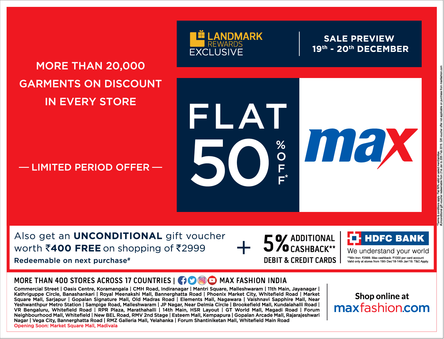 max-shopping-flat-50%-off-ad-times-of-india-bangalore-19-12-2018.png