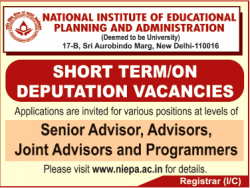 national-institute-of-educational-planning-and-administration-requires-senior-advisor-ad-times-ascent-delhi-26-12-2018.png