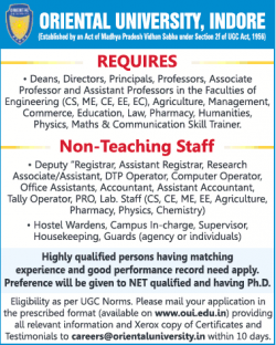 oriental-university-indore-requires-directors-principal-non-teaching-staff-ad-times-ascent-delhi-12-12-2018.png