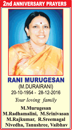 rani-murugesan-2nd-anniversary-prayers-ad-times-of-india-bangalore-28-12-2018.png