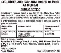 securities-and-exchange-board-of-india-at-mumbai-public-notice-ad-times-of-india-delhi-20-12-2018.png