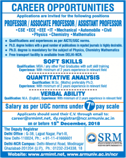 srm-universitry-career-opportunities-professor-ad-times-ascent-delhi-05-12-2018.png