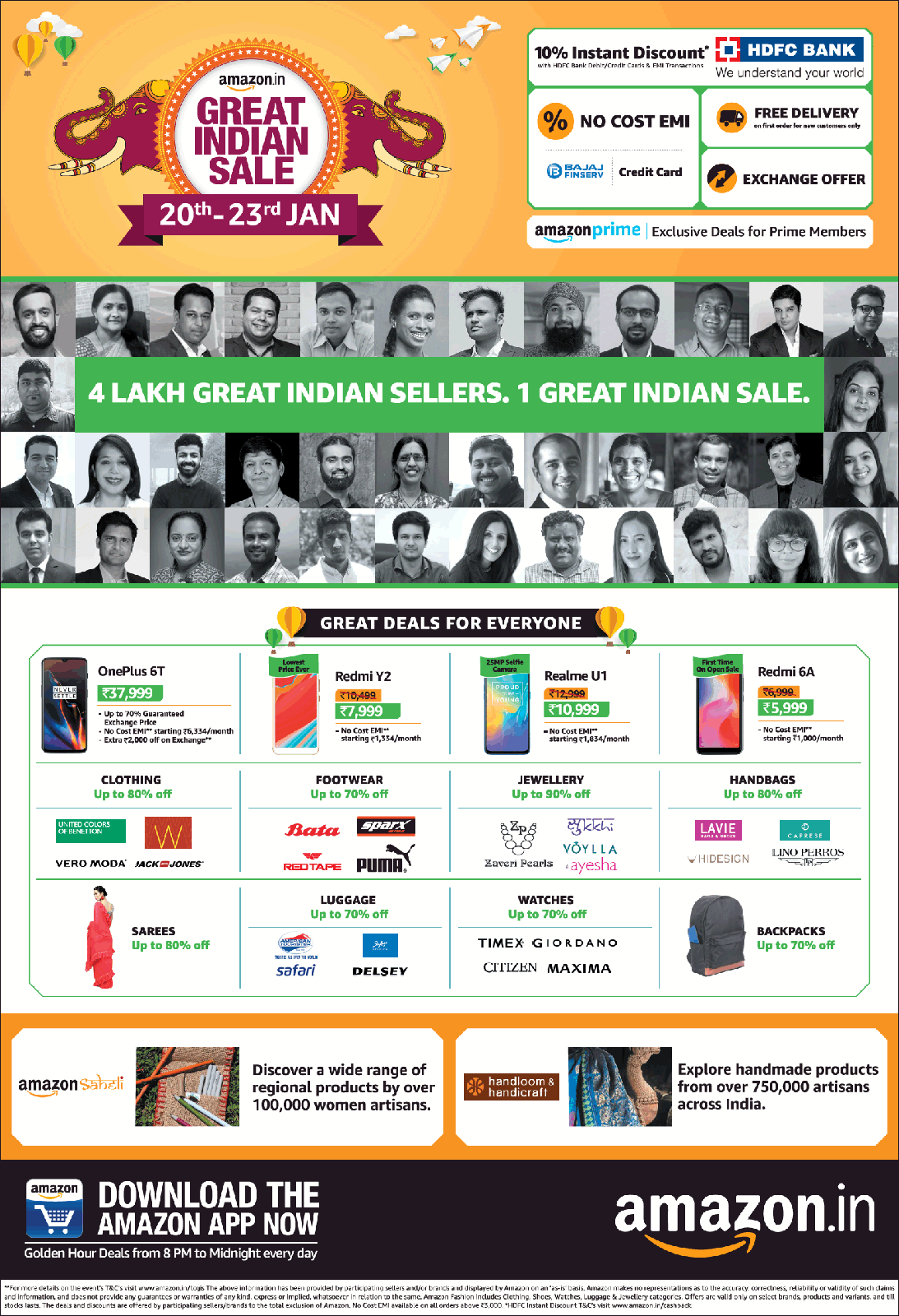 amazon-in-great-india-sale-20th-to-23rd-january-ad-times-of-india-mumbai-20-01-2019.png