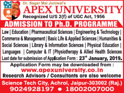 apex-university-admission-to-phd-programme-ad-times-ascent-mumbai-09-01-2019.png