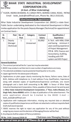 bihar-state-industrial-development-corporation-ltd-requires-deputy-manager-technical-ad-times-of-india-delhi-02-01-2019.png
