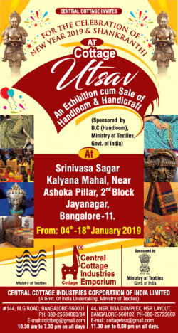 central-cottage-utsav-an-exhibition-cum-sale-at-handloom-and-handicraft-ad-times-of-india-bangalore-05-01-2019.png
