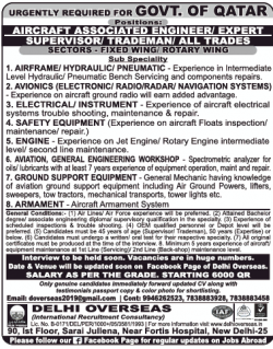 delhi-overseas-urgently-require-for-qatar-positions-aircraft-associated-engineer-ad-times-ascent-bangalore-09-01-2019.png
