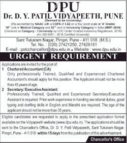 dr-d-y-patil-university-urgent-requirement-charetered-accountant-ad-times-ascent-mumbai-09-01-2019.png