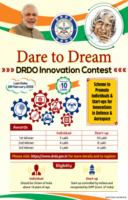drdo-innovation-contest-dare-to-dream-ad-ahmedabad-times-13-01-2019.png