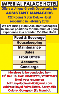 imperial-palace-hotel-offers-and-a-unique-growth-oppurtunity-for-assistant-manager-ad-times-of-india-mumbai-29-12-2018.png