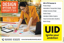 karnavati-university-design-aptitude-test-february-3rd-2019-ad-times-of-india-hyderabad-03-01-2019.png