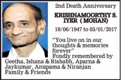 krishnamoorthy-s-iyer-2nd-death-anniversary-ad-times-of-india-mumbai-03-01-2019.png