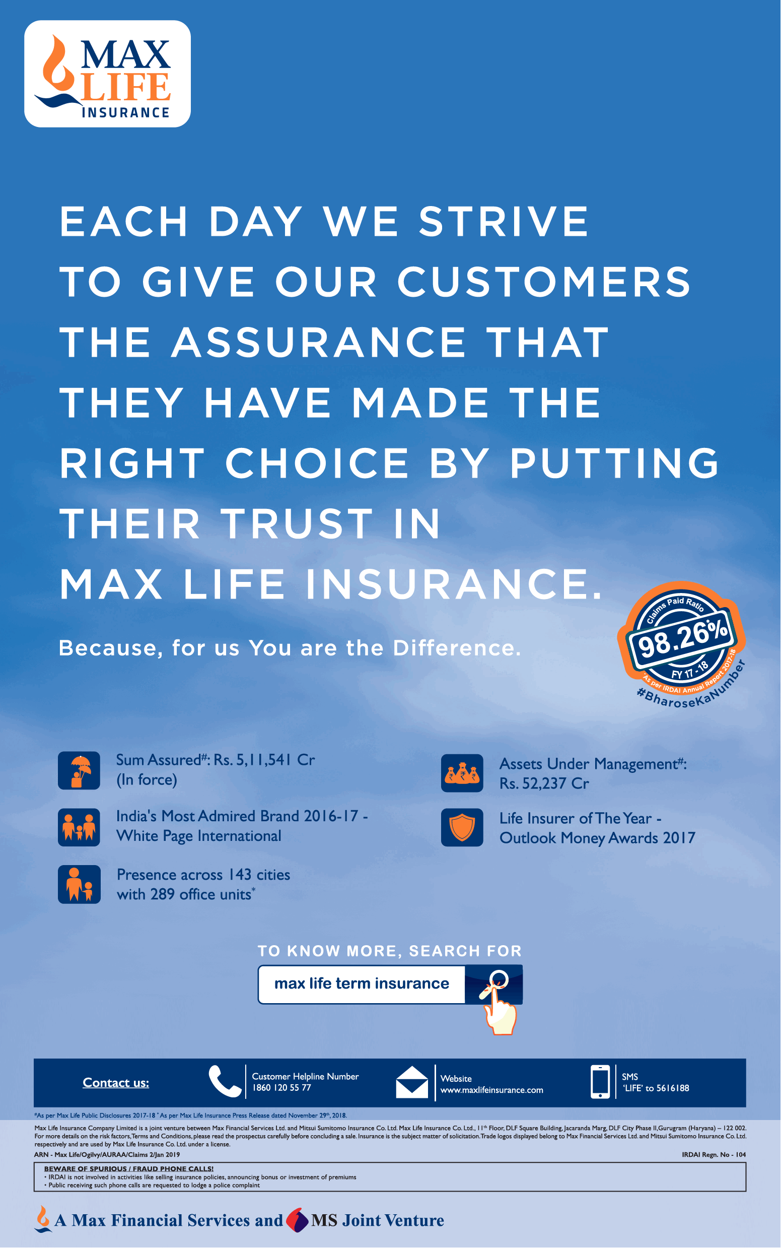 Max Life Insurance Company Limited Mumbai