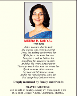 meera-h-sanyal-prayer-meeting-ad-times-of-india-mumbai-25-01-2019.png