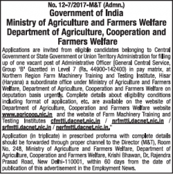 ministry-of-agriculture-and-farmers-welfare-department-of-agriculture-requires-administrative-officer-ad-times-of-india-delhi-25-01-2019.png