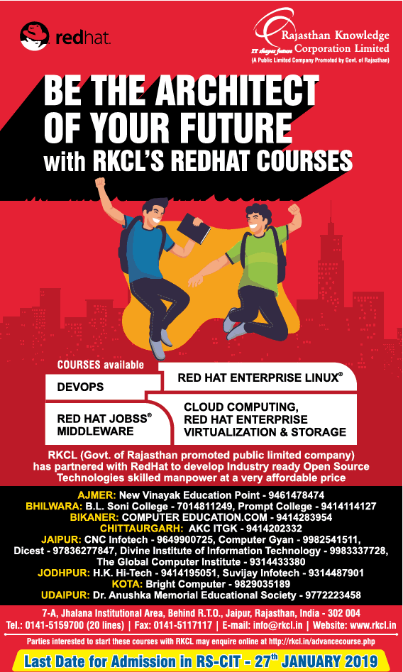 rajasthan-knowledge-corporation-limited-be-the-architect-of-your-future-with-rkcls-redhat-courses-ad-times-of-india-jaipur-24-01-2019.png