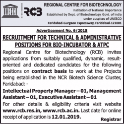 regional-center-for-biotechnology-recruitment-for-technical-and-administrative-positions-ad-times-of-india-delhi-29-12-2018.png