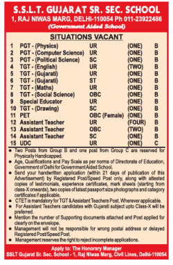 s-s-l-t-gujarat-sr-sec-school-requires-pgt-tgt-assistant-teacher-ad-times-of-india-delhi-16-01-2019.png