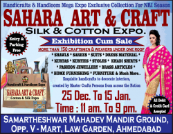 sahara-art-and-craft-silk-and-cotton-expo-exhibition-cum-sale-ad-ahmedabad-times-06-01-2019.png