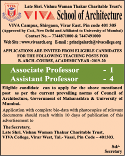 shri-vishnu-waman-thakur-charitable-trust-school-of-architecture-requires-associate-professor-ad-times-of-india-mumbai-08-01-2019.png