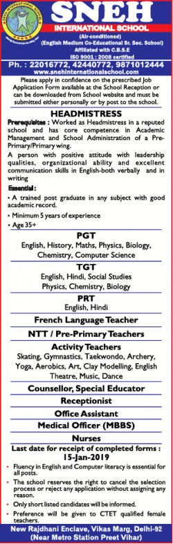 sneh-international-school-requires-headmistress-ad-delhi-times-30-12-2018.png