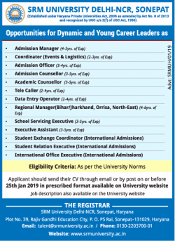 srm-university-delhi-ncr-sonepat-requires-admission-manager-ad-times-ascent-delhi-09-01-2019.png