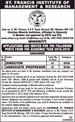 st-francis-institute-of-management-and-research-requires-director-ad-times-ascent-mumbai-02-01-2019.png