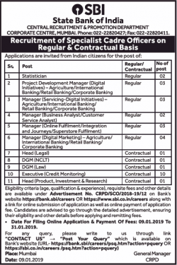 state-bank-of-india-recruitment-of-specialist-cadre-officers-ad-times-ascent-mumbai-09-01-2019.png