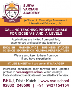 surya-varsani-academy-calling-teaching-professionals-for-igcse-as-and-a-levels-ad-times-ascent-delhi-23-01-2019.png