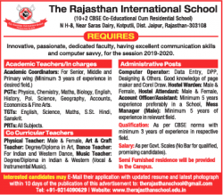 the-rajasthan-international-school-requires-academic-teachers-ad-times-ascent-delhi-23-01-2019.png