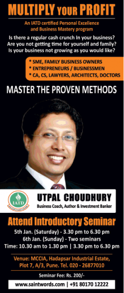 utpal-choudhury-business-coach-author-and-investment-banker-ad-times-of-india-pune-04-01-2019.png