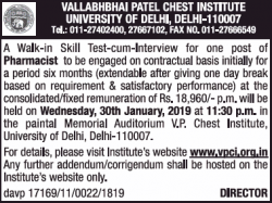 vallabhbhai-patel-chest-institute-university-of-delhi-requires-pharmacist-ad-times-of-india-delhi-24-01-2019.png