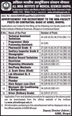 all-india-institute-of-medical-sciences-bhopal-recruitment-ad-technical-assistant-ad-times-of-india-mumbai-01-02-2019.png
