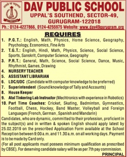 dav-public-school-requires-pgt-tgt-prt-nursery-teacher-ad-times-ascent-delhi-13-02-2019.png