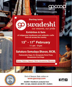 gocoop-swadeshi-exhibition-and-sale-handlooms-and-authentic-crafts-ad-times-of-india-bangalore-13-02-2019.png