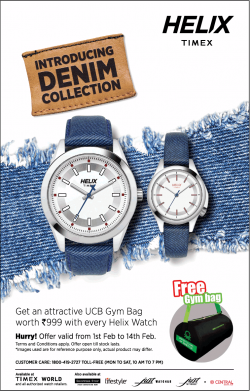 helix-timex-introducing-denim-collection-free-gym-bag-ad-bombay-times-09-02-2019.png