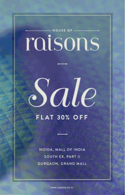 house-of-raisons-sale-flat-30%-off-ad-delhi-times-20-02-2019.png