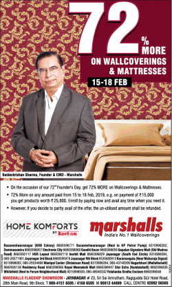 marshalls-indias-no-1-wallcoverings-72%-more-on-wallcoverings-and-mattresses-ad-times-of-india-bangalore-16-02-2019.png