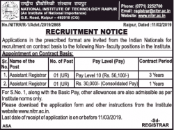 national-institute-of-technology-raipur-requires-assistant-registrar-ad-times-of-india-delhi-13-02-2019.png