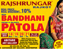 rajshrunagar-rajkot-real-bandhani-patan-and-rajkoti-patola-ad-times-of-india-mumbai-19-02-2019.png