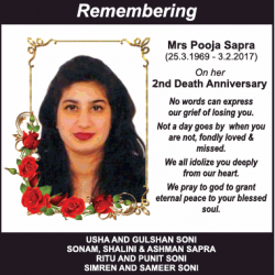 remembering-mrs-pooja-sapra-ad-times-of-india-delhi-03-02-2019.png